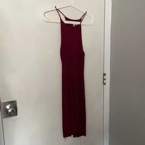 Maroon body con dress